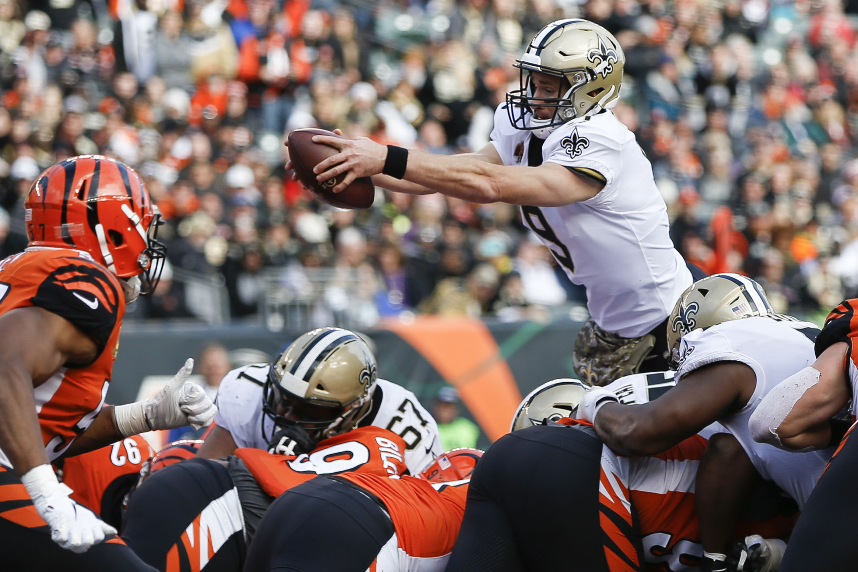 Saints Bengals Football